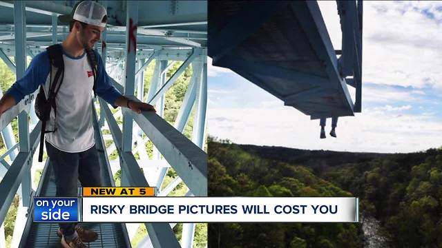 Summit Metro Parks cite High Level Bridge climbers