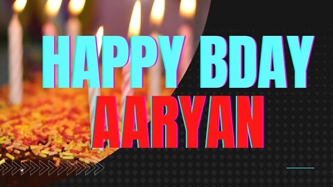 Happy Birthday to Aaryan - Birthday Wish From Birthday Bash