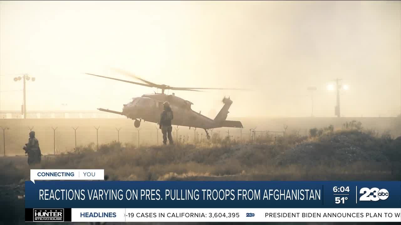 Reactions varying on president pulling troops out of Afghanistan