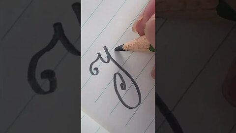 Beautiful cursive handwriting ❤️ #handwriting #shortsvideo