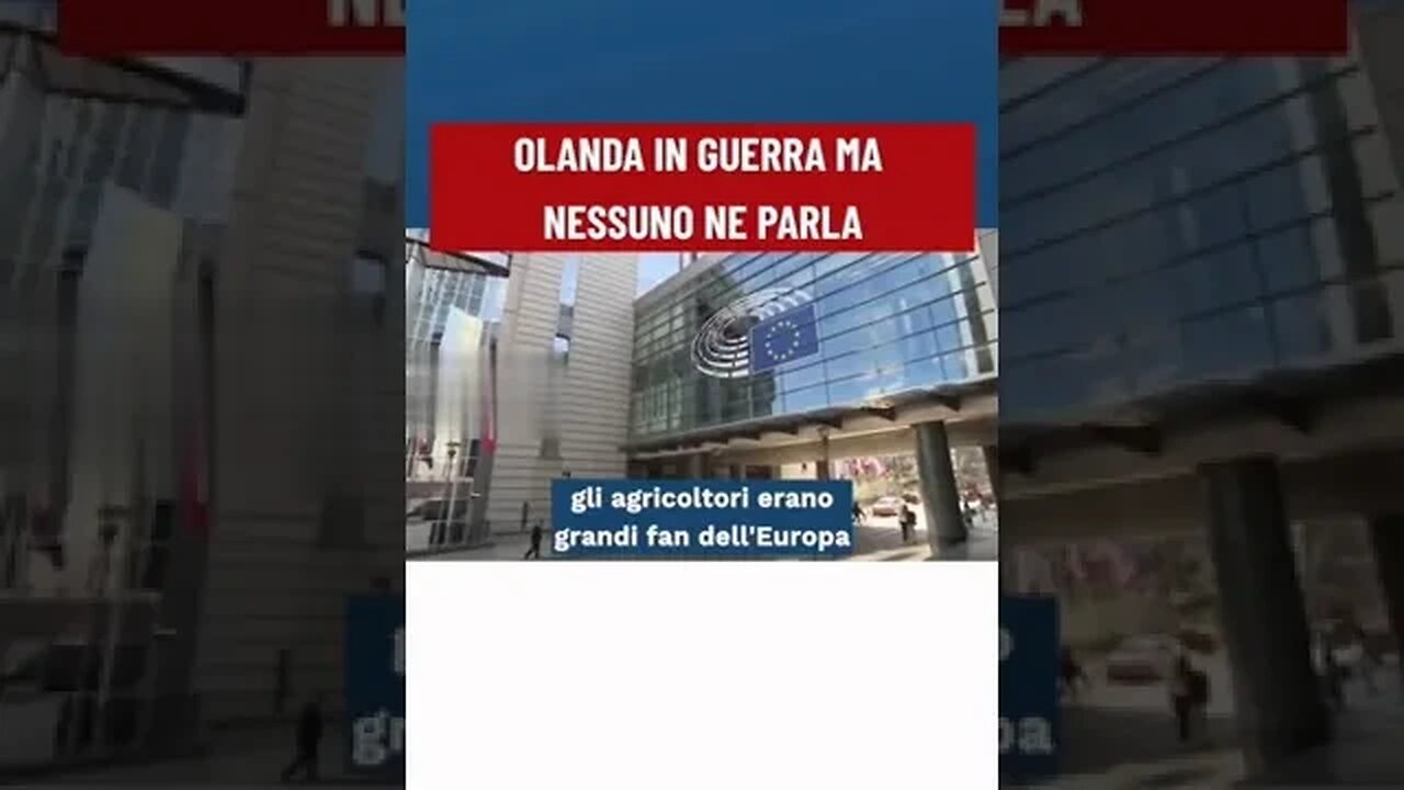 In Olanda intanto insorgono gli Agricoltori per l'uscita dall'UE e nessuno ne parla