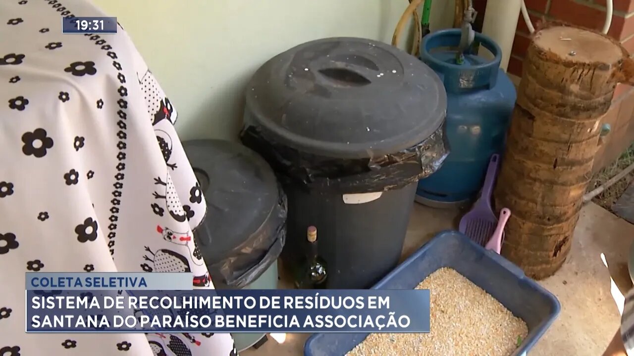 Coleta Seletiva: Sistema de Recolhimento de Resíduos em Santana do Paraíso beneficia Associação.