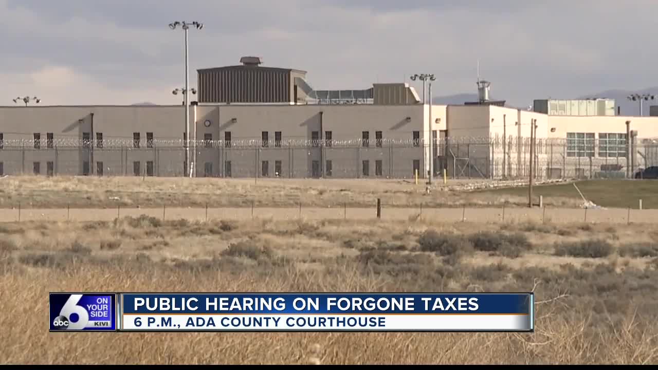 Ada County holding public hearing on foregone taxes