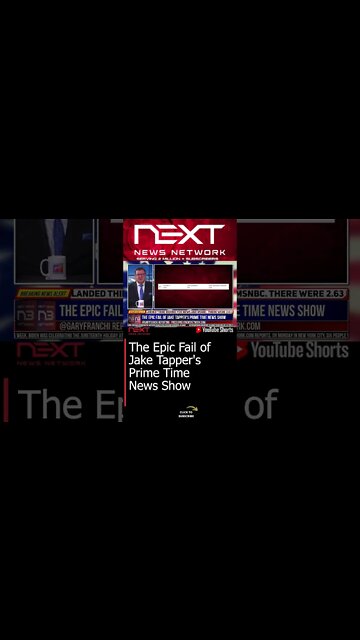 The Epic Fail of Jake Tapper's Prime Time News Show #shorts