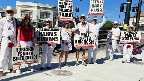 Bloodstained Men in Watertown Square!