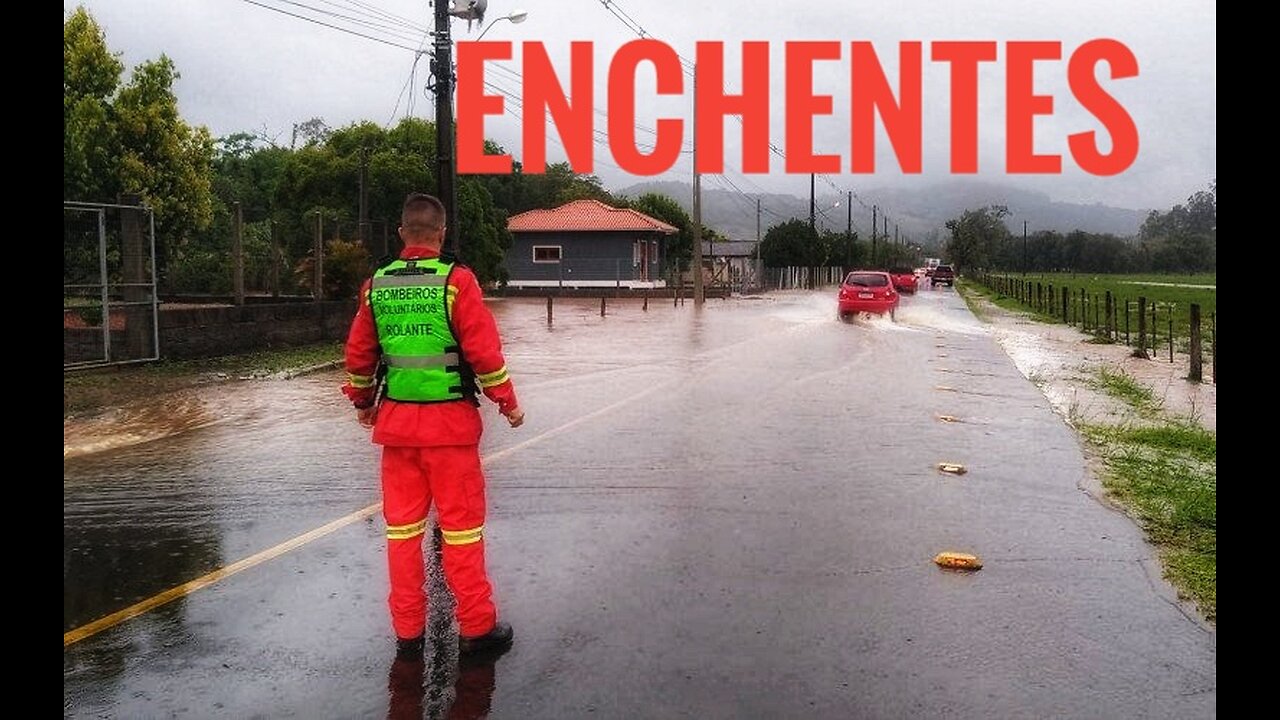 Flood in Rolante, Rio Grande do Sul, Brazil - september 27 2023