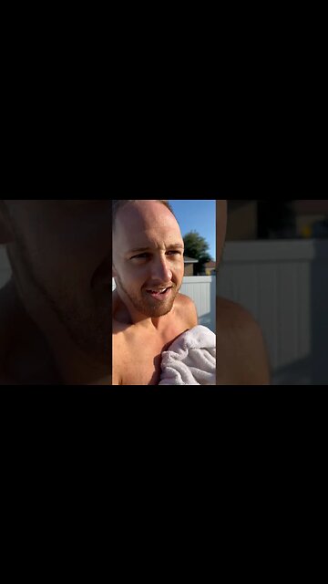 My Brothers FIRST Cold Plunge @tMaus18