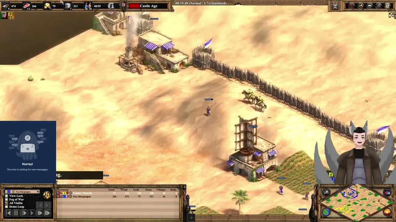 Combi 7Swords (Teutons) vs Fox Margougou (Berbers) || Age of Empires 2: Definitive Edition