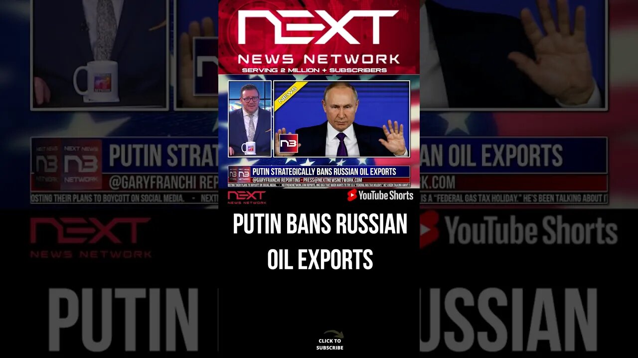 Putin Strategically bans Russian oil exports #shorts