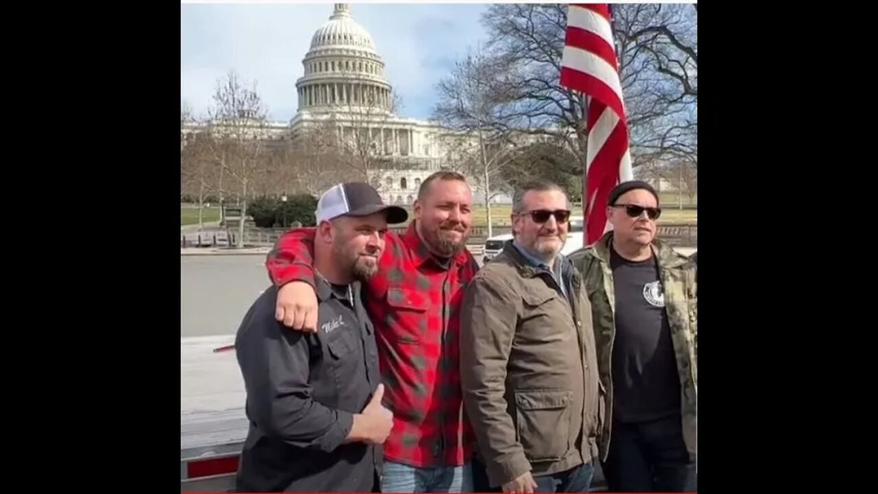 Ted Cruz Rides with Trucker from #Convoy to DC (Edited)