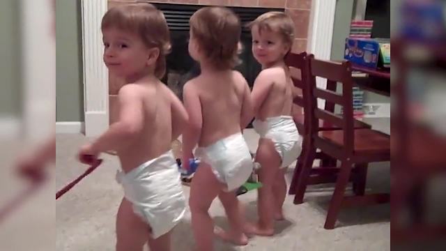 "Amazing Dancing Triplets"