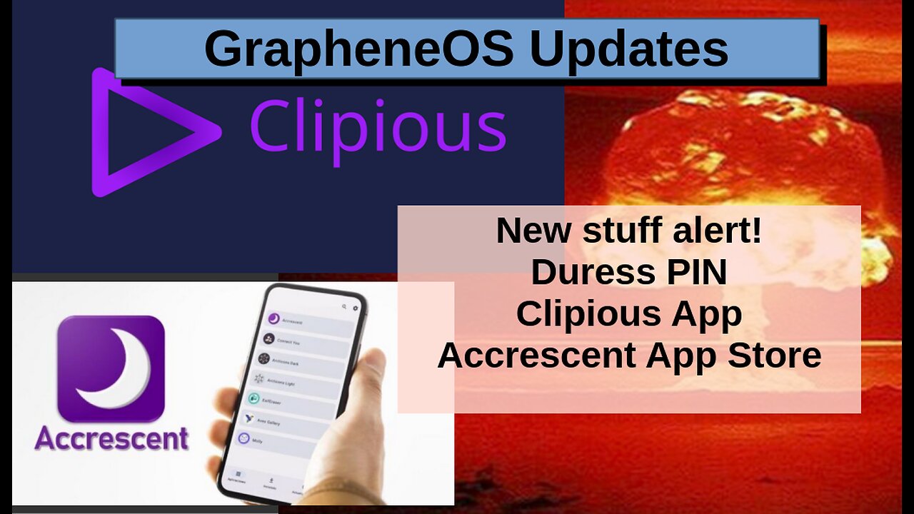 GrapheneOS new features | App Store, Clipious, and Duress PIN!