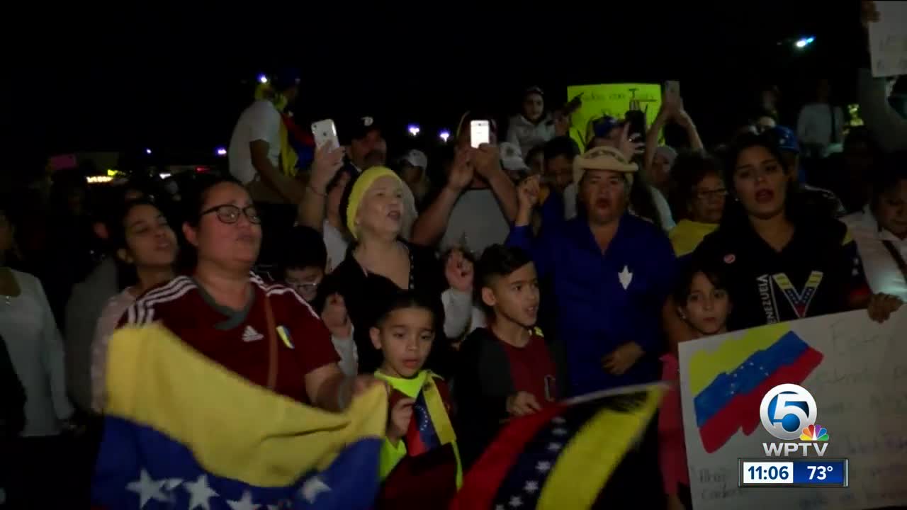 Local Venezuelan's rejoice over US backed Maduro challenger