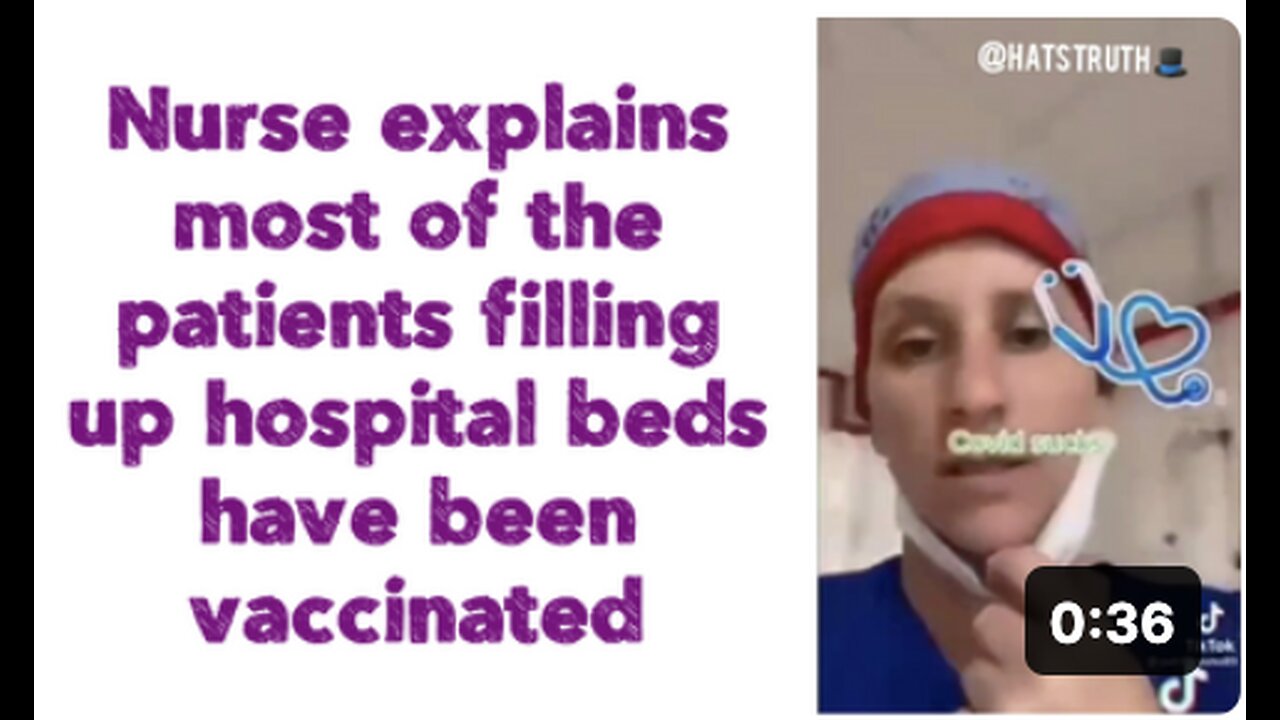 Nurse explains most of the patients filling up hospital beds have been vaccinated.