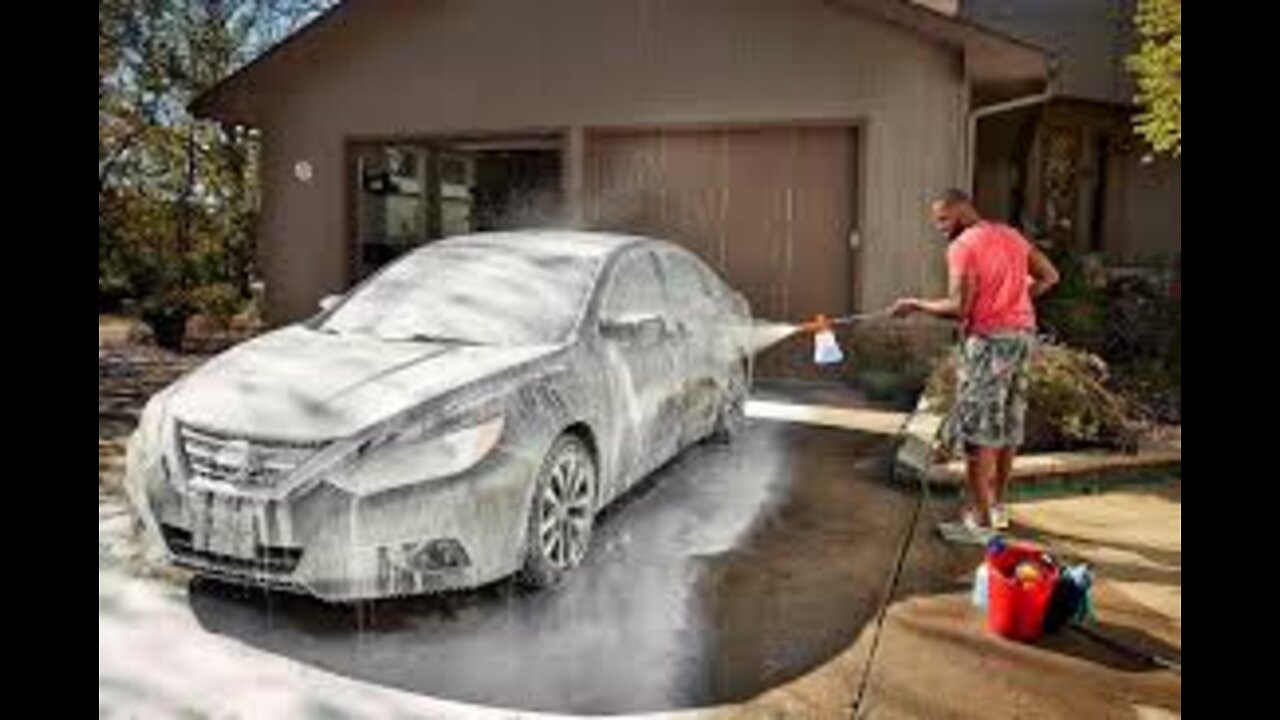 Car wash thick Kia Optima GT,self-service car wash