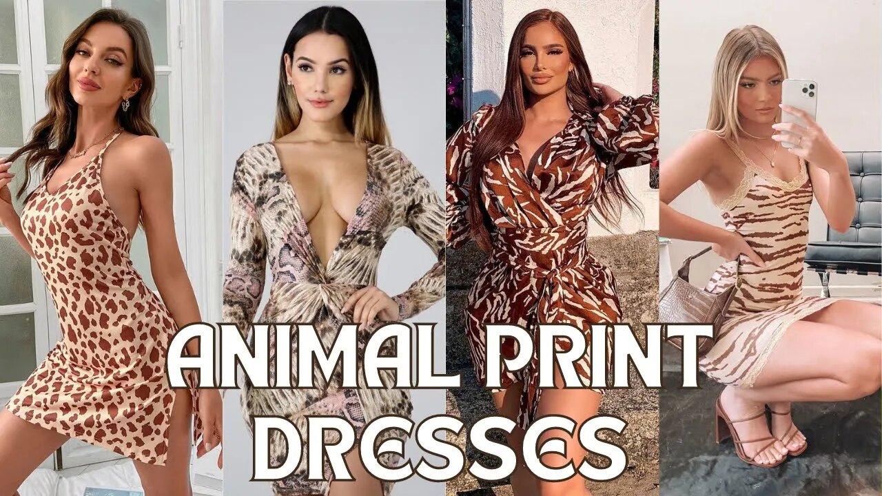 Animal Print Dresses: A Look That Never Goes Out of Style | 애니멀 프린트 드레스: 유행을 타지 않는 룩