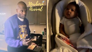 Chad Ochocinco Freestyle Raps Nursery Rhymes To Daughter Serenity! 🎤