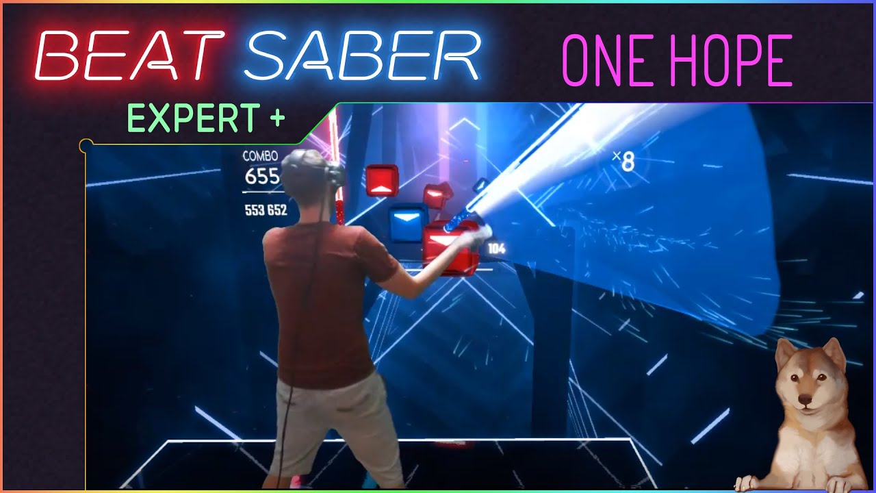 Hi Rumble! - AverageDog plays Beat Saber - ONE HOPE - Expert Plus