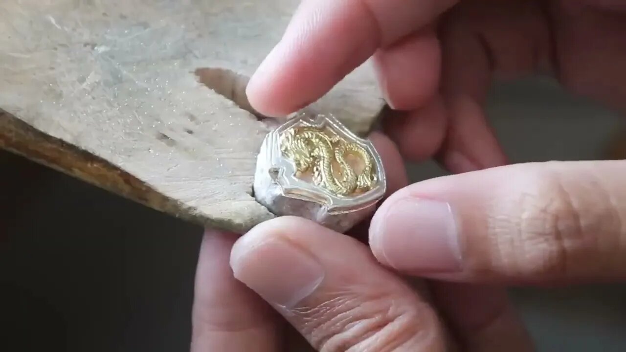 how to make a dragon ring - jewelry handmade