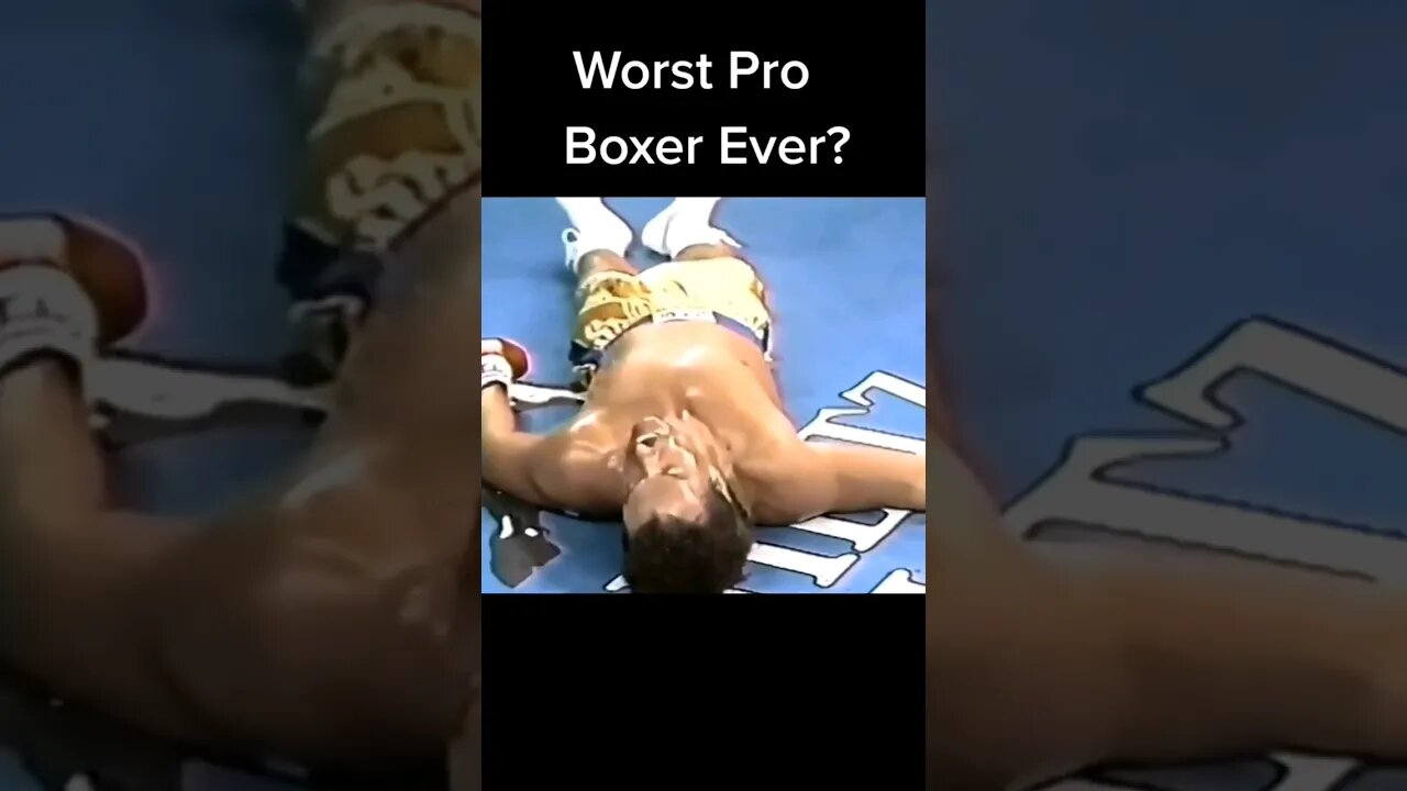 Worst Pro Boxer Ever?