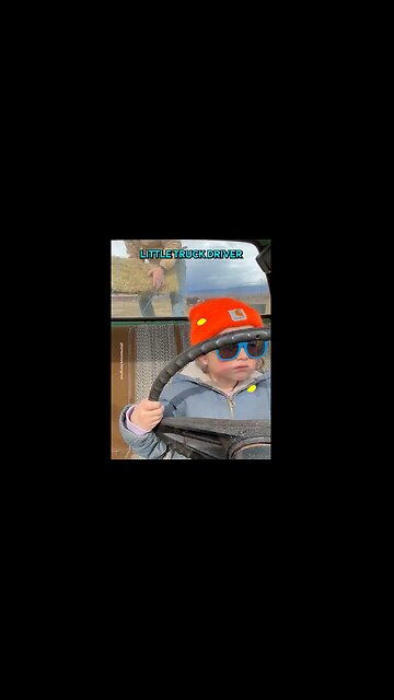 Helping Dad In The Pasture & Learning To Drive, Too