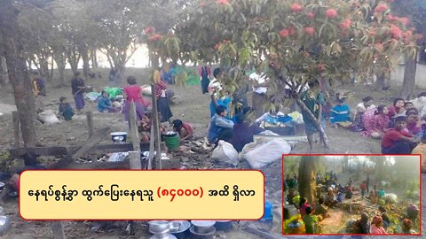 ရခိုင်နဲ့ ချင်းပြည်နယ်မှာ နေရပ်စွန့်ခွာထွက်ပြေးနေရသူ (၈၄ဝဝဝ) အထိရှိလာ