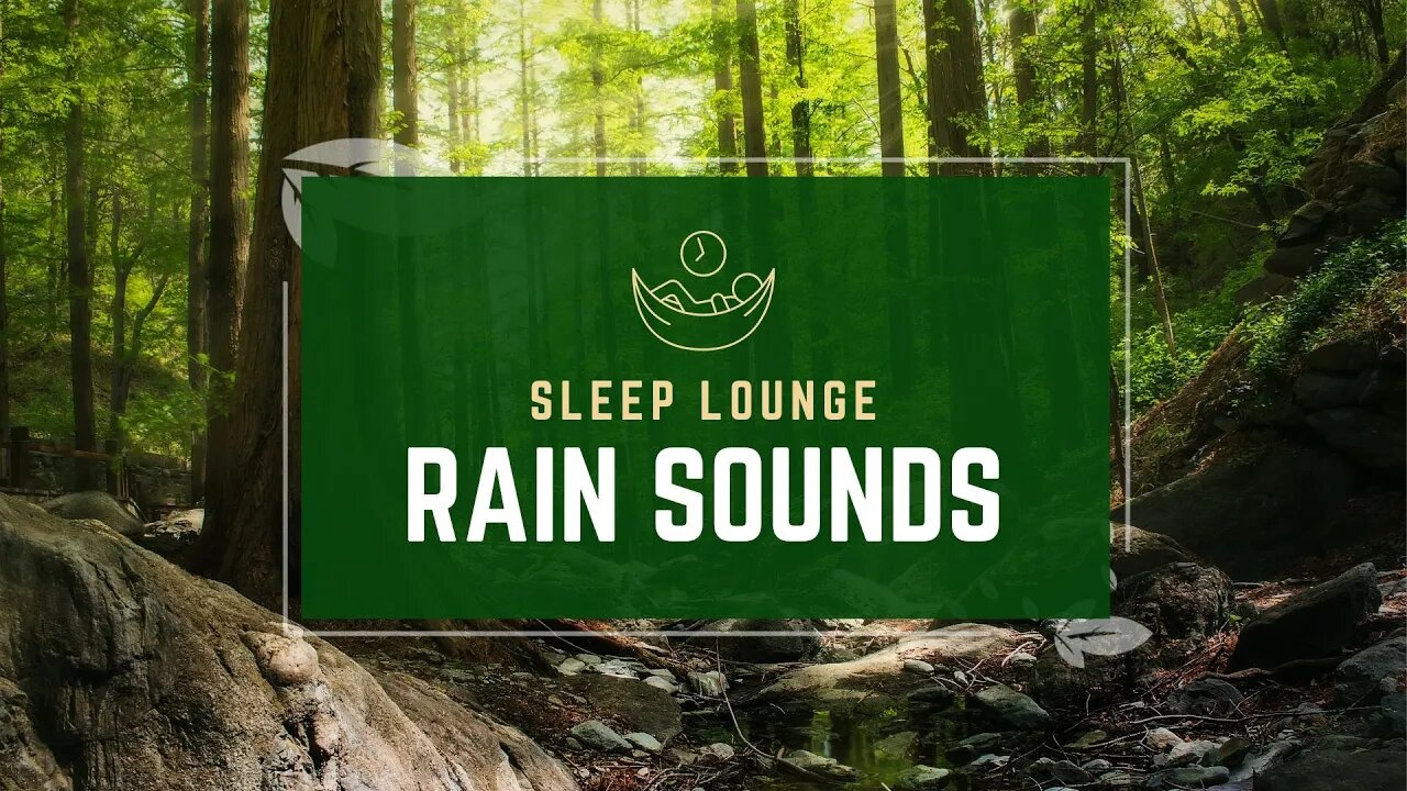 Rainforrest Rain Sounds for Sleeping or Studying 🌧️ White Noise Rainstorm 6 Hours