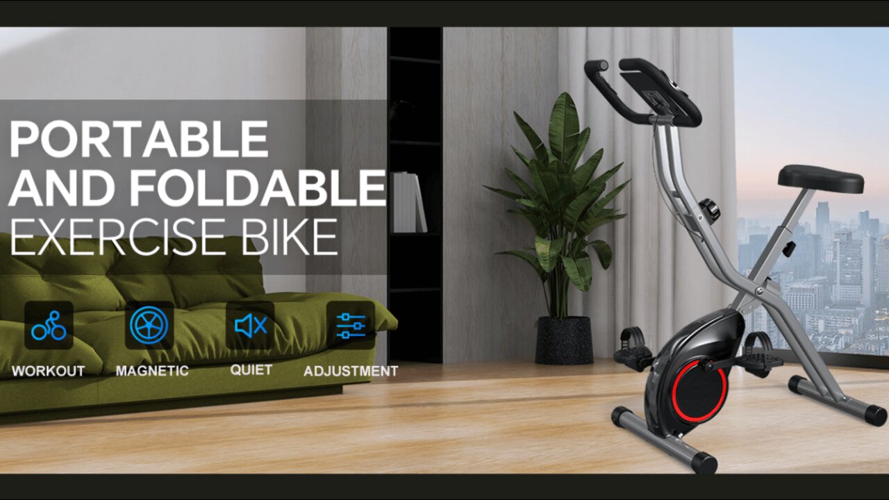 Foldable Exercise Bike for Small Space