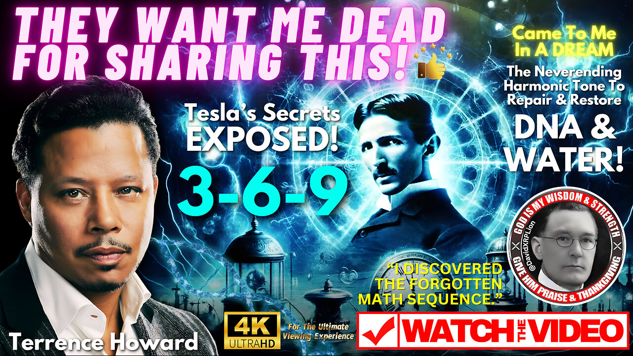 DavidXRPLion TERRENCE HOWARD THEY WANT ME DEAD FOR SHARING THIS. MUST WATCH TRUMP NEWS