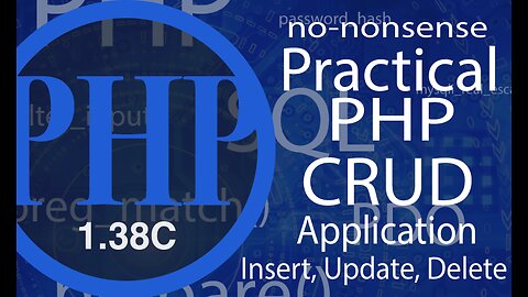 video #38C - Advance PHP | SQL (Insert, Update, Delete)