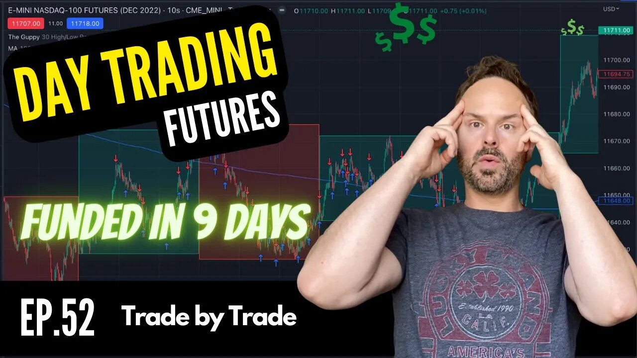 Funded in 9 Days! (Trade by Trade) | WATCH ME TRADE | Day Trading Futures Nasdaq Stocks Commodities