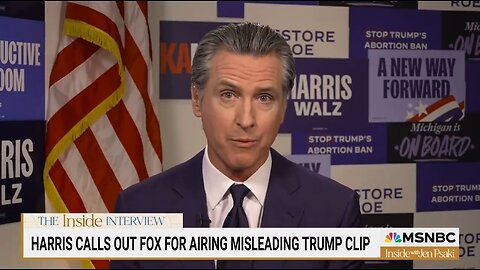 Gov Gavin Newsom Bashes Fox News