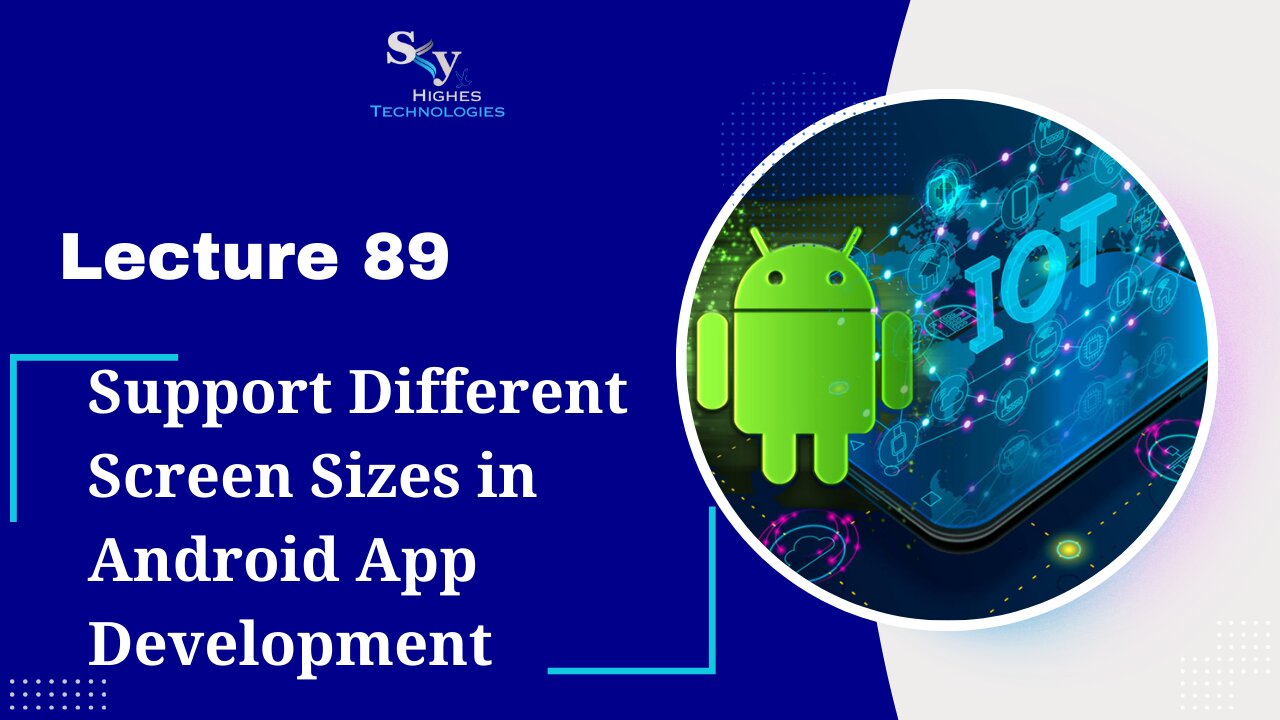 89. Support Different Screen Sizes in Android App Development | Skyhighes | Android Development