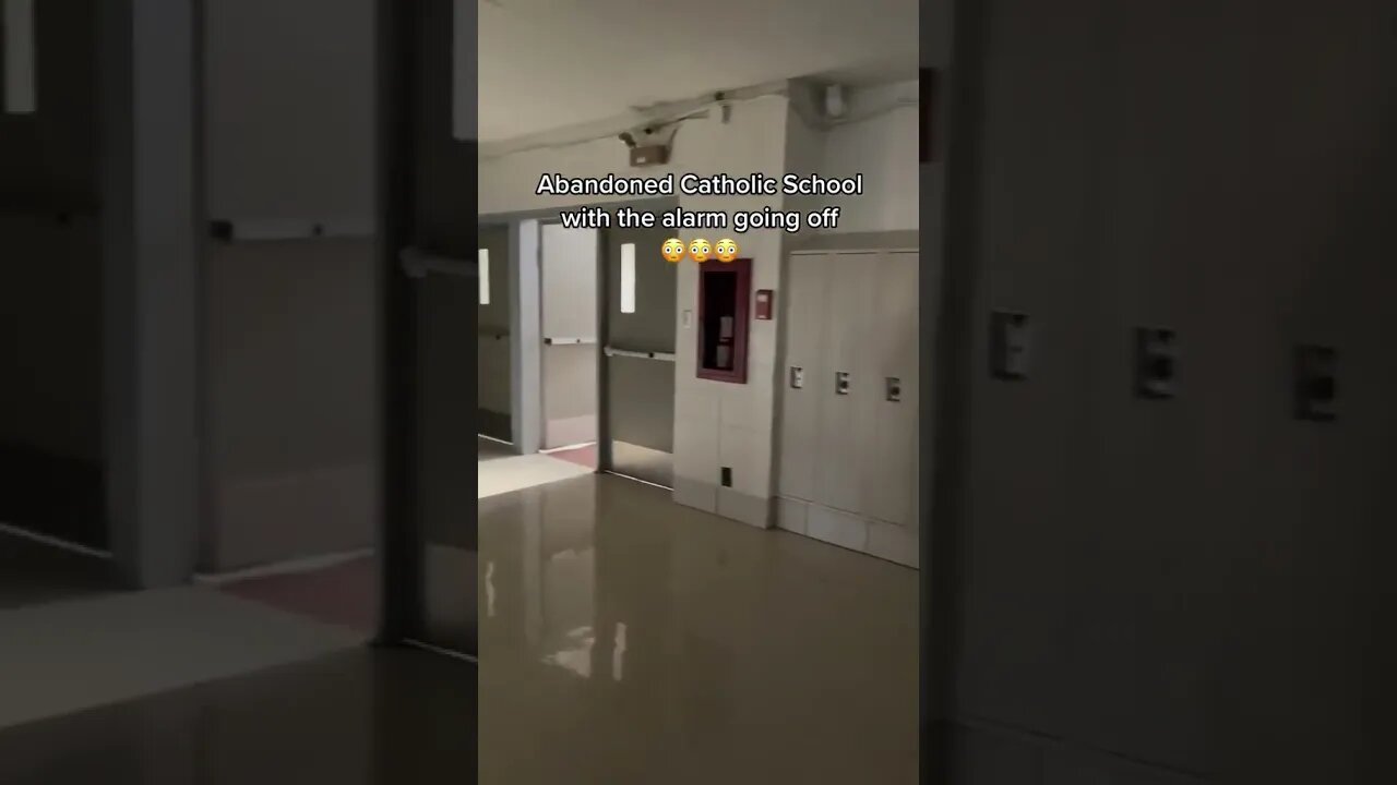 Abandoned Catholic High School in Missouri with the alarm going off!