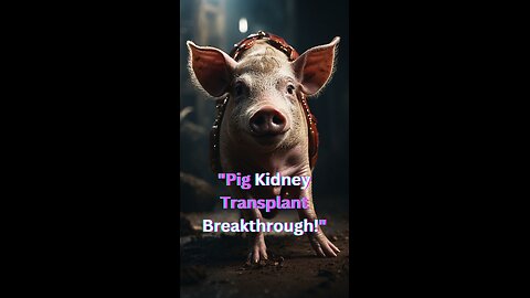 "Revolutionizing Medicine: The First Pig Kidney Transplant and What It Means for You"