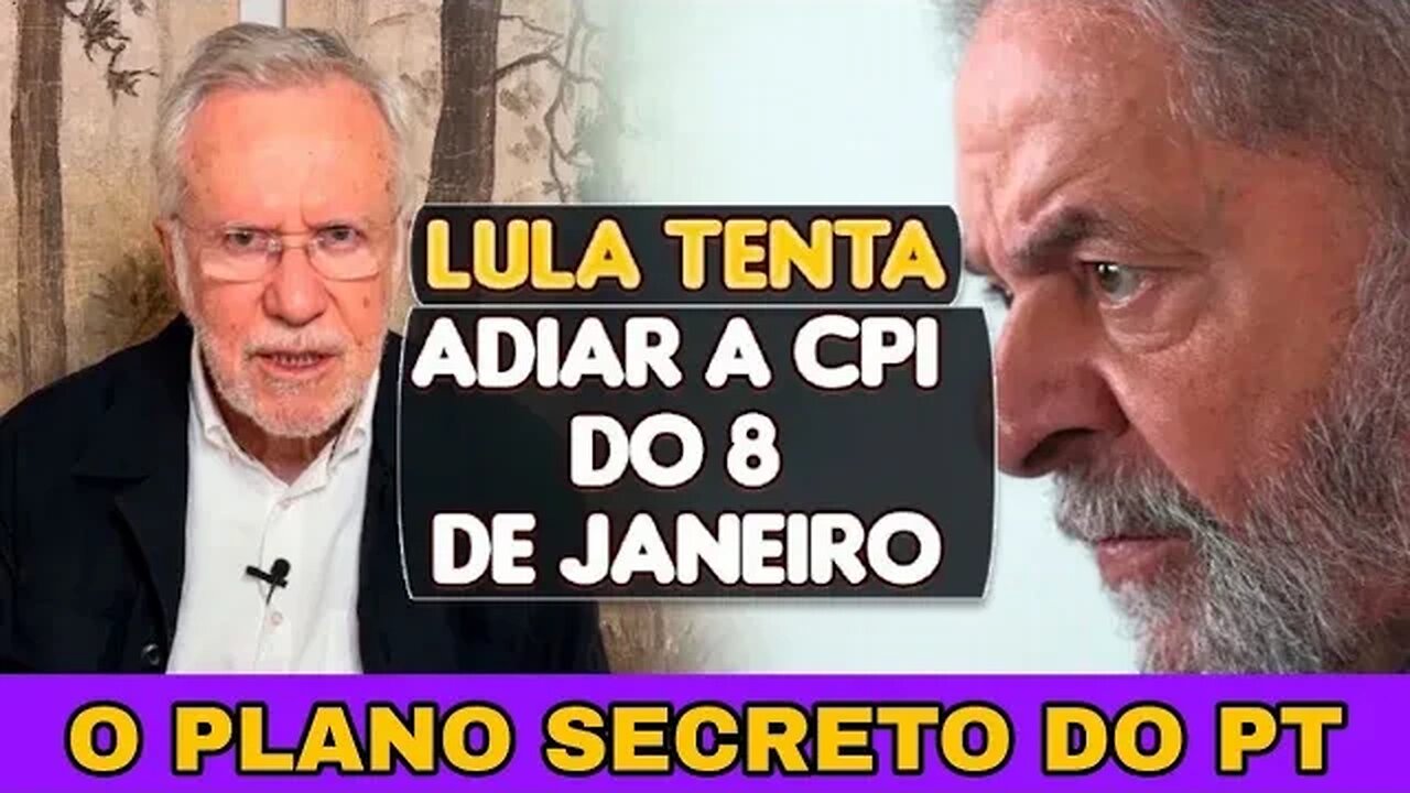 LULE TENTA ADIAR A CPI DO DIA 08 DE JANEIRO A TODO CUSTO