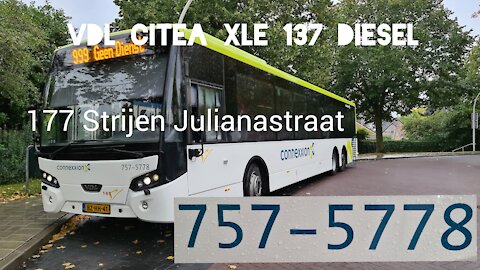 Connexxion Personenvervoer VDL Citea XLE 137 Diesel (Dubbelassig) 177 Strijen Julianastraat