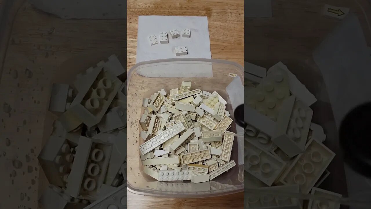 How to whiten up old, yellowed white Lego bricks