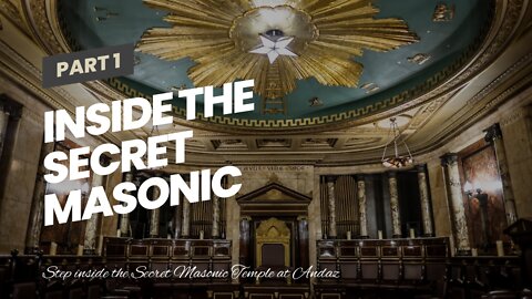 Inside the Secret Masonic Temple at Andaz London