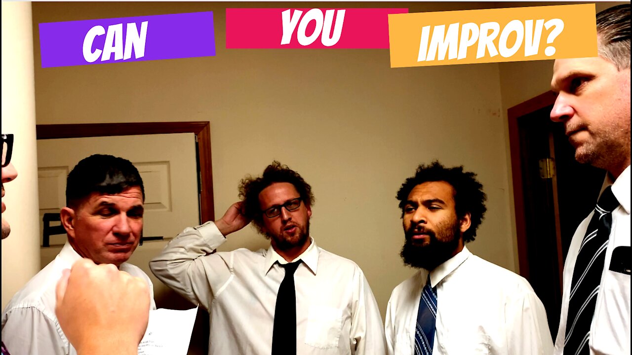 Improv Education - Behind the Scenes Before a Live Improv Show