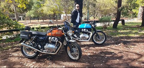 Tea Run to Jarrahdale on the Royal Enfield 650 Twins