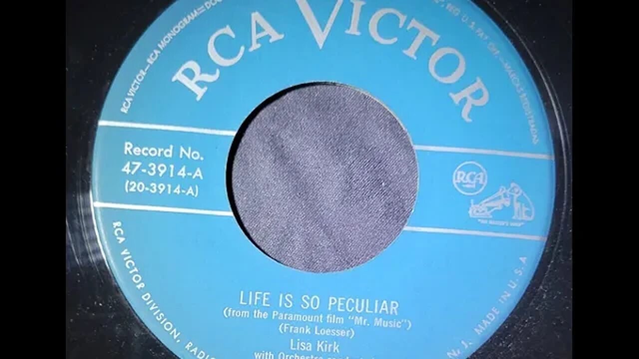 Lisa Kirk, Henri René – Life Is So Peculiar