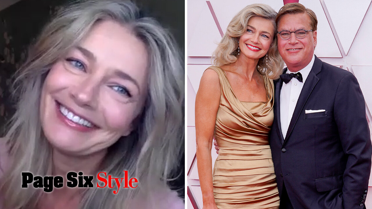 How Paulina Porizkova prepared for her Oscars red carpet debut with Aaron Sorkin