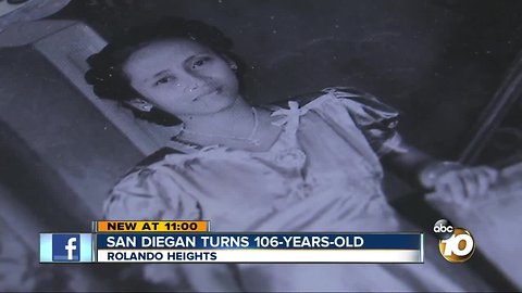 San Diego woman turns 106-year-old