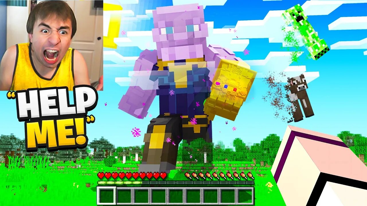 I Pretended To Be Thanos In Minecraft