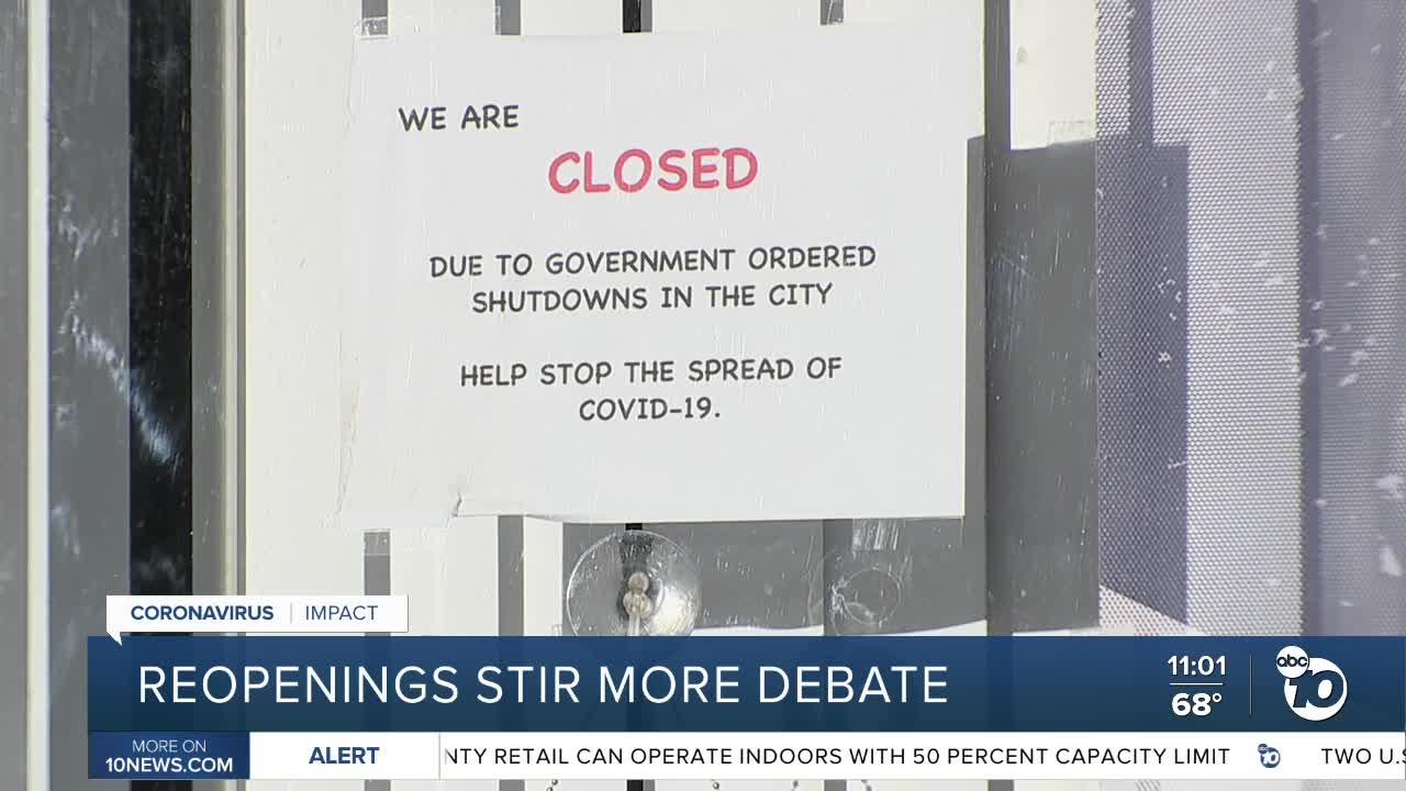 SD re-openings stir controversy