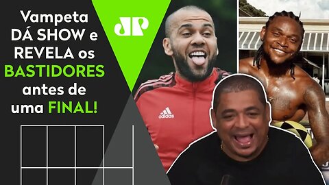 "SABE o que os jogadores fazem no dia de uma FINAL?" Vampeta DÁ SHOW antes de Palmeiras x São Paulo!