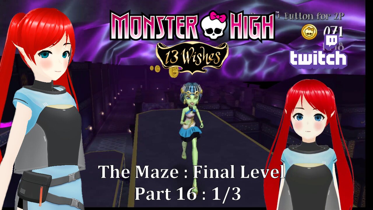 Monster High : 13 Wishes Part 16 : The Maze 1/3 : Wii version