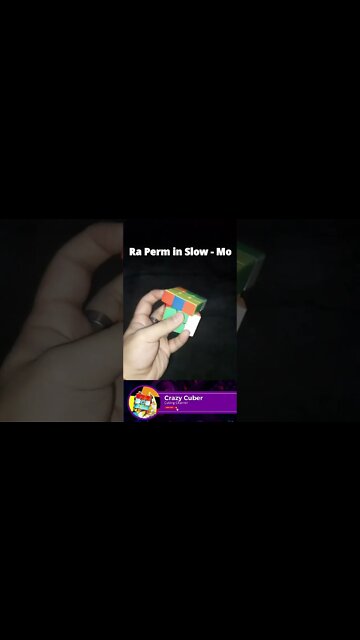 Ra Perm in Slow - Mo 3x3[rubik's cube]#shorts #cube #viral #trending #youtubeshorts #viralshorts
