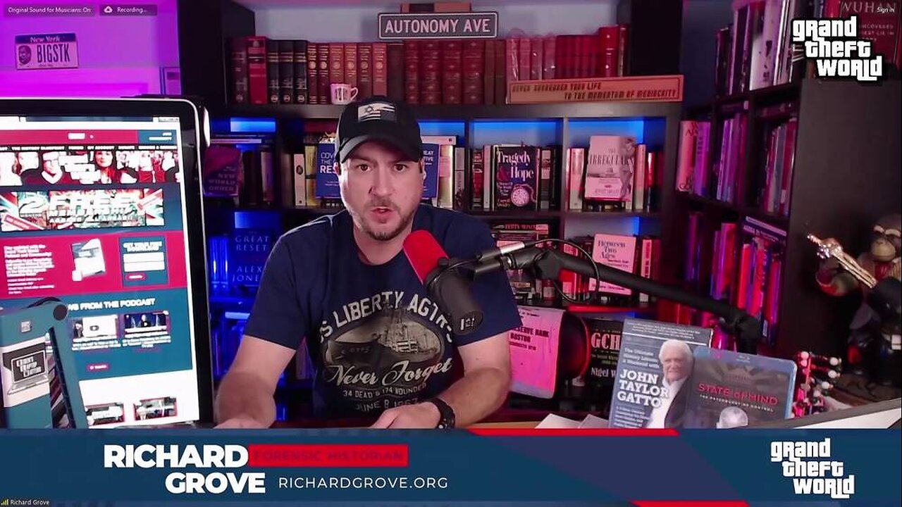 Richard Grove IMPLODES Ben Shapiro's Logic re: Gaza | #GrandTheftWorld 186 (Clip)